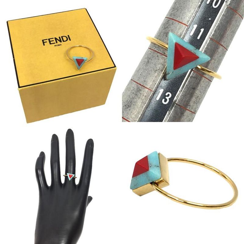 Fendi Ring Accessories Triangle Aq7129