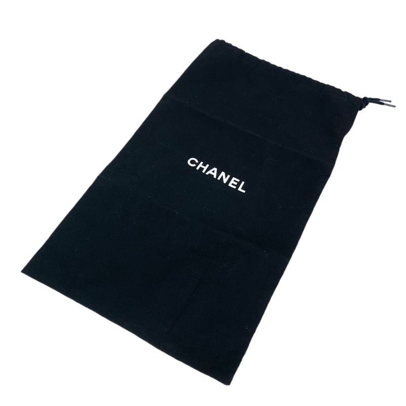 Chanel Sneakers Shoes Velor Suede Black Here Mark Pearl