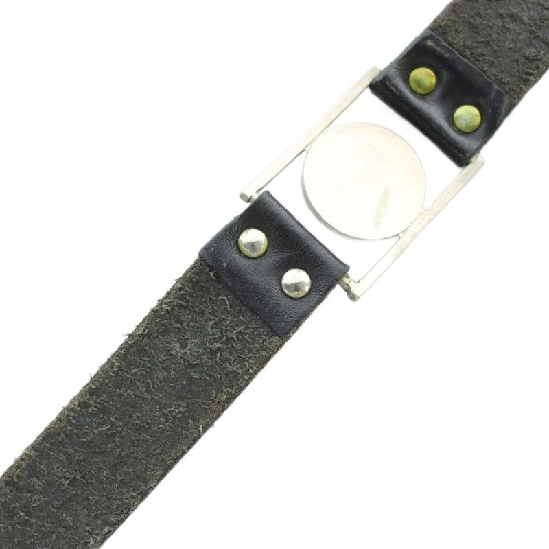 Versace Classic Versace Classic Belt Dove Leather Medusa Silver Hardware 85 100