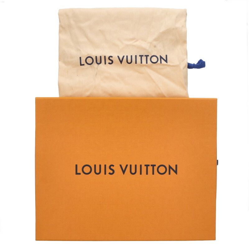 Louis Vuitton LV Trainer Line Monogram Leather Low Cut Sneakers Men's 9