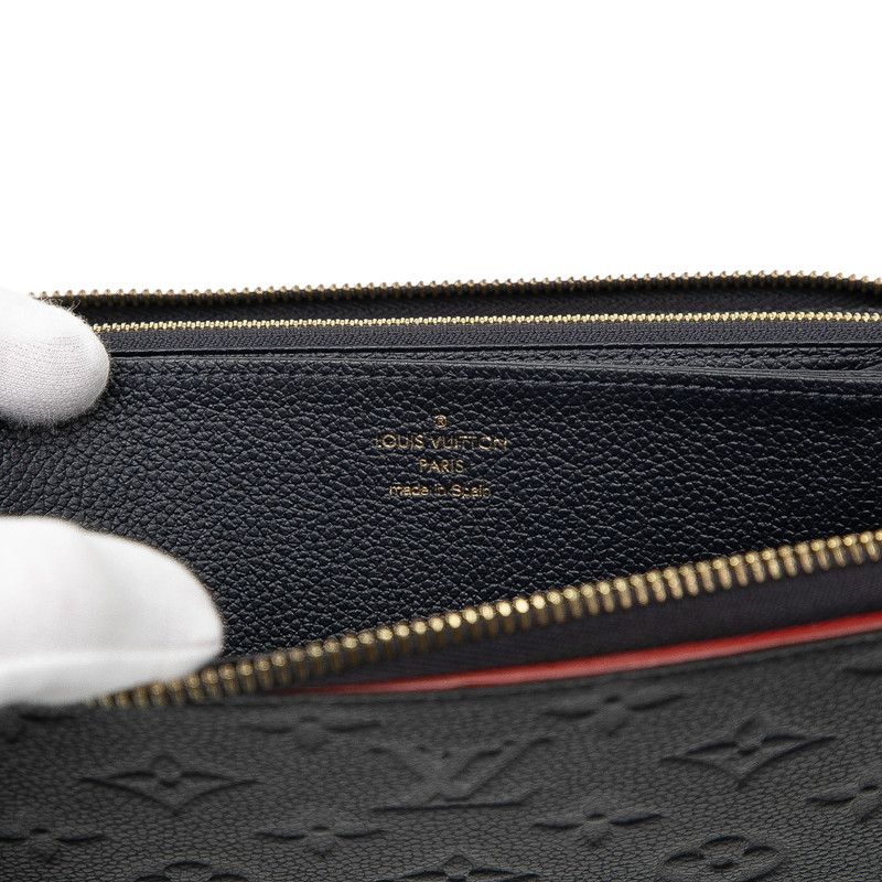 Louis Vuitton Monogram Empreinte Zippy Wallet Round Zipper Long Wallet M62121