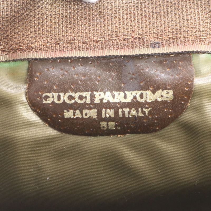 Gucci GG Supreme Sherry Line Leather Second Bag Clutch Pouch Commuter Genuine