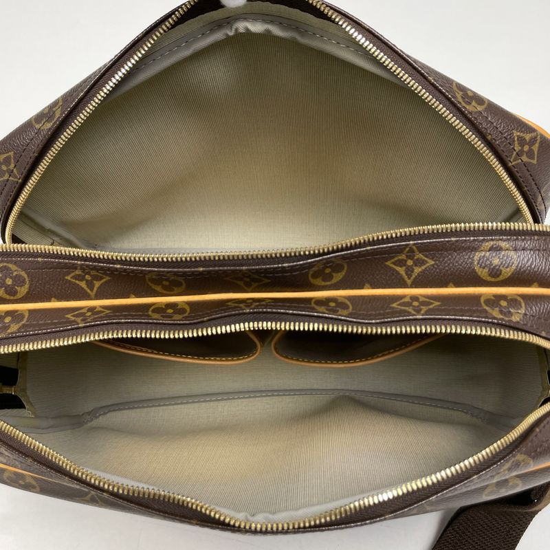 Louis Vuitton Reporter GM Crossbody Shoulder Bag Monogram Brown M45252 Women