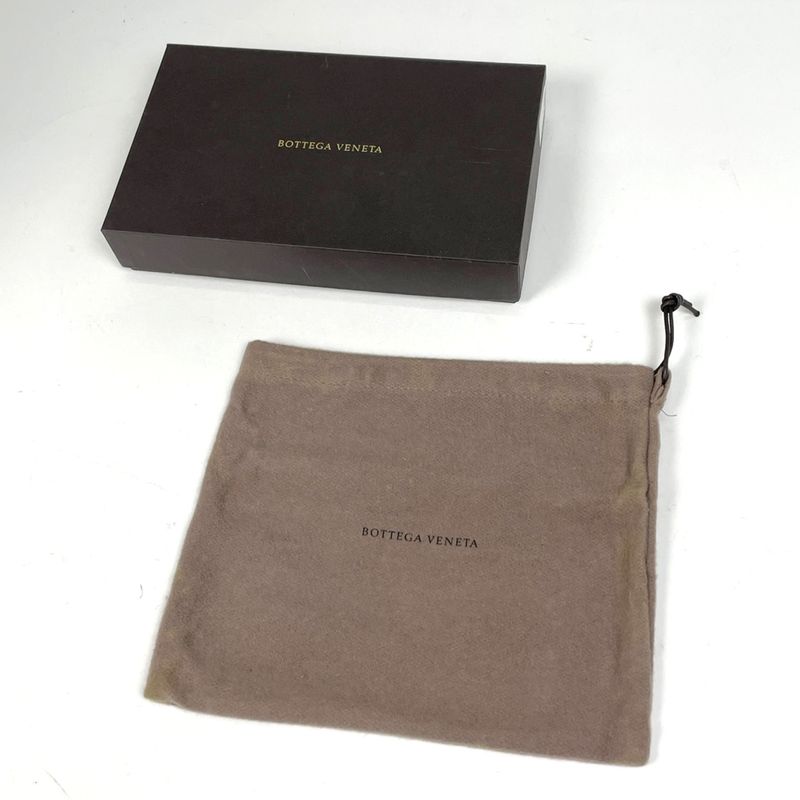 Bottega Veneta Veneta Intrecciato Round Zipper Round Zip Long Wallet Leather