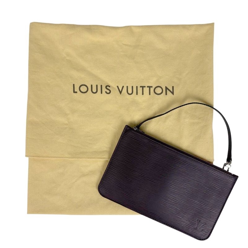 Louis Vuitton Neverfull MM Handbag Tote Bag Epi Ketchu (dark Brown) M40955 Women