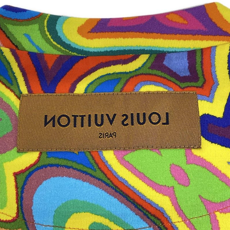 Louis Vuitton Short Sleeve T Shirt Size M Similar Printed Damier LVT Shirt