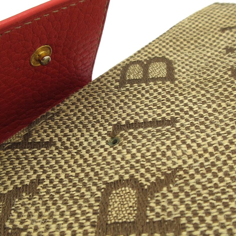 Bvlgari Long Wallet - Light Brown And Orange Leather