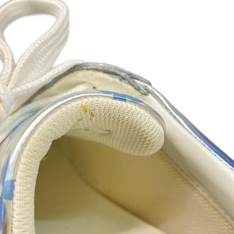 Louis Vuitton Sneakers 7 1 2 - Silver And Blue Leather