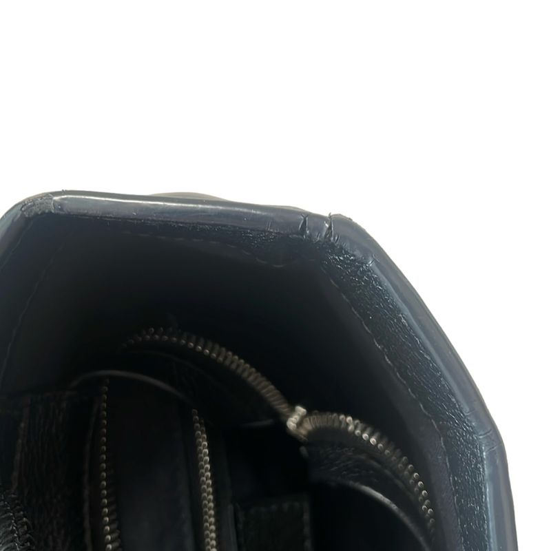 Balenciaga Tote Bag Shopping Tote 491660 Black And White Leather