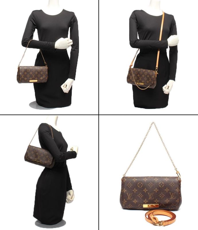Louis Vuitton 2way Shoulder Bag Handbag Shoulder Crossbody Monogram Favorite PM