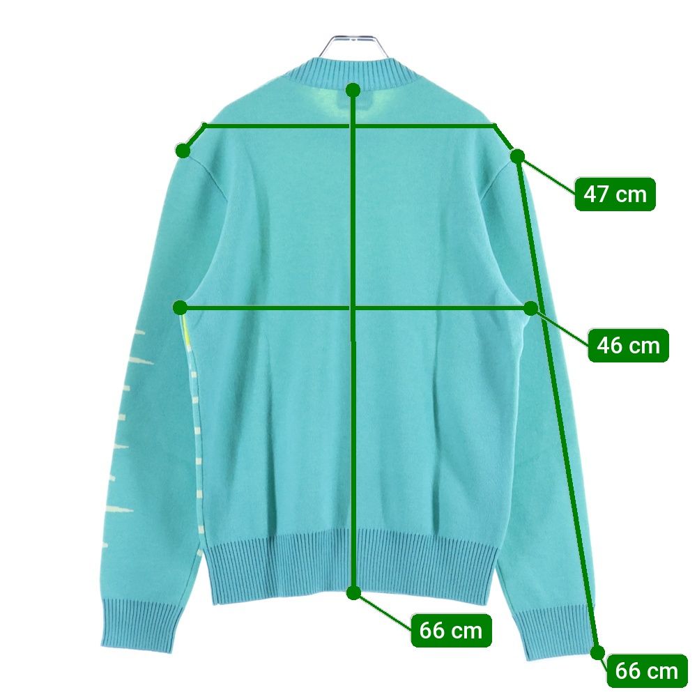 Hermes 23aw Sunset Jacquard Mock Neck Pullover Long Sleeve Knit Sweater Light