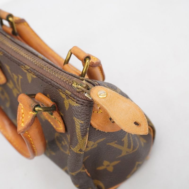 Louis Vuitton Handbag Monogram Mini Speedy M41534 Brown 2way Bag Ladies