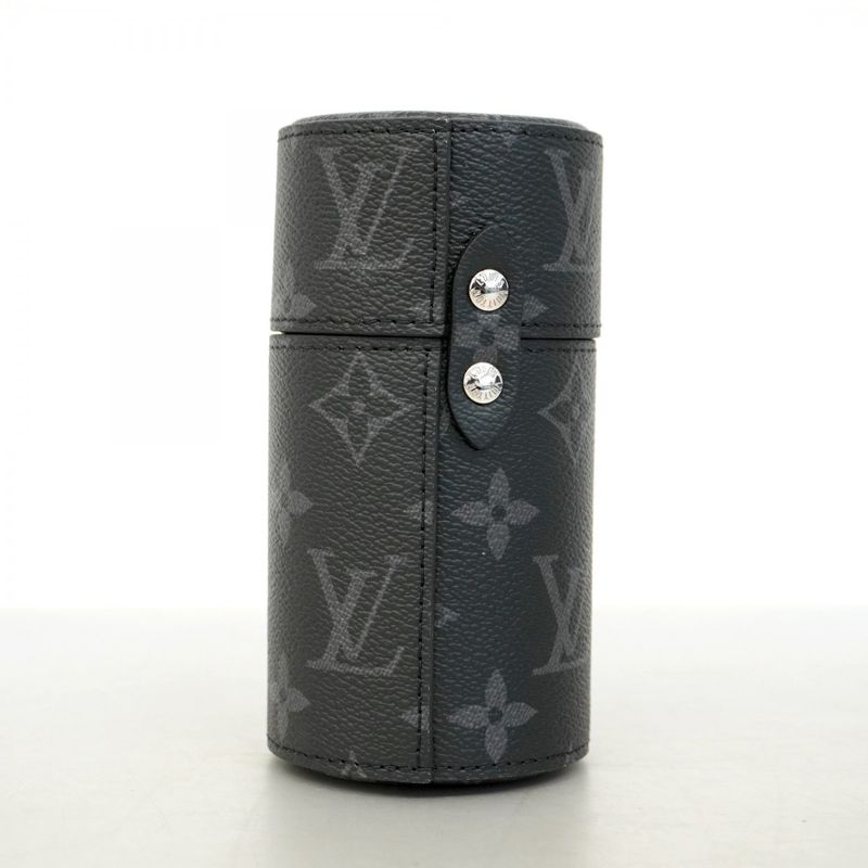 Louis Vuitton Travel Case Monogram Eclipse Fragrance Bottle Case 200ml Ls0208