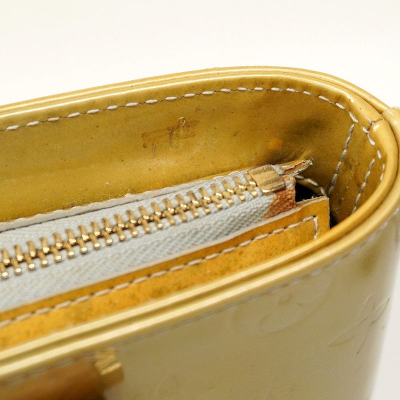 Louis Vuitton Tote Bag Vernis Houston M91053 Gris Women's