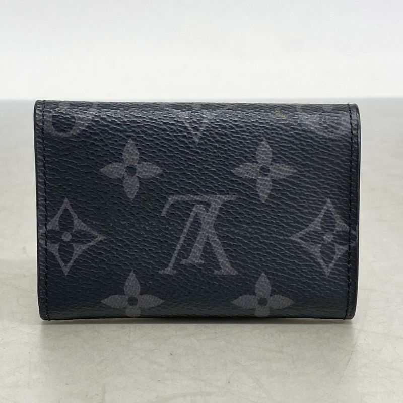 Louis Vuitton Monogram-eclipse Discovery Compact Wallet M67630 Blackmen's