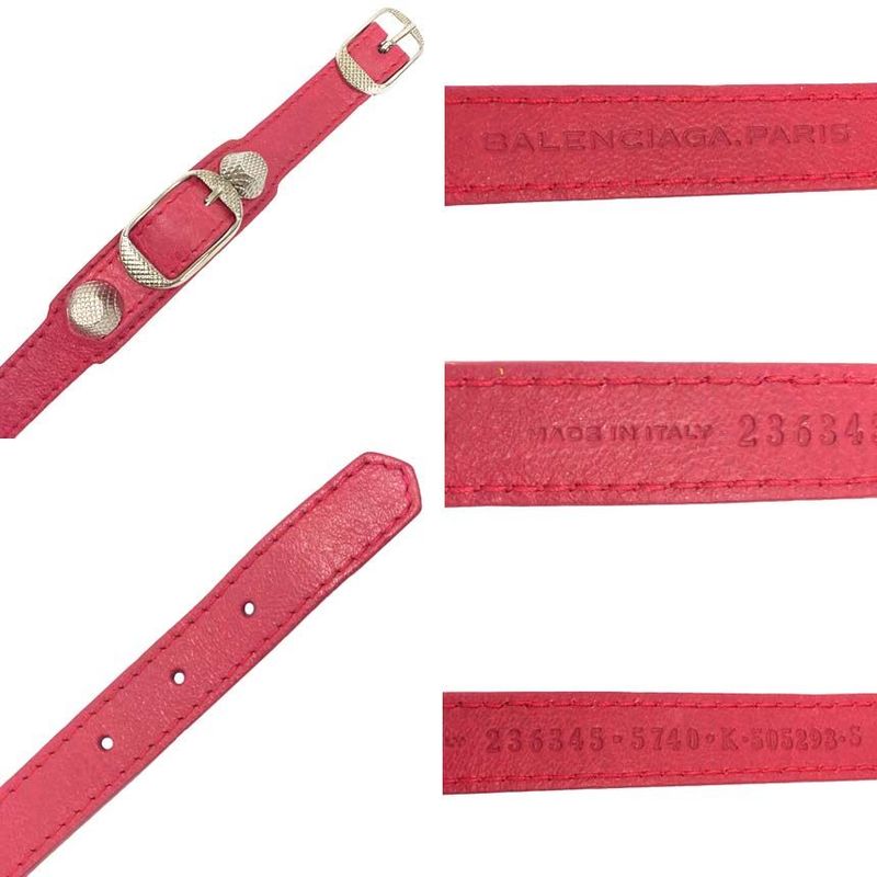 Sale Balenciaga Leather Giant Bracelet Aq7201