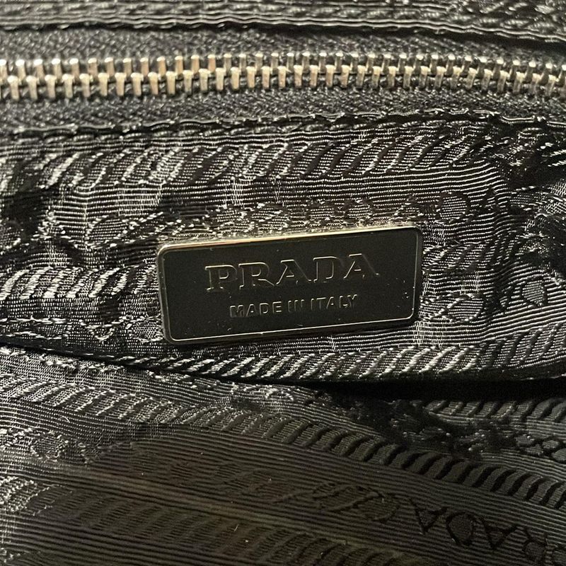 Prada Shoulder Bag Black Leather