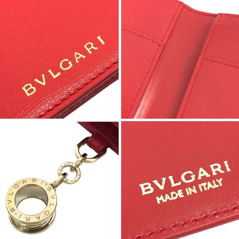 Bvlgari B.zero1 Business Card Holder Case B-Zero One Aq7203
