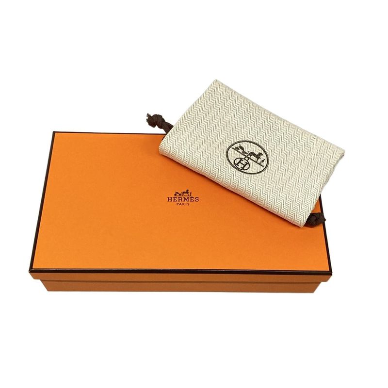 Hermes Key Holder (charm ) Kelly Festival New White Silver Hardware