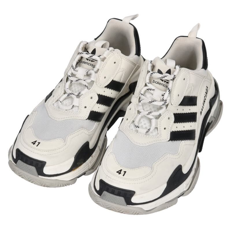 Balenciaga X Adidas Triple S Trainers Triple Scuff Up Sneakers Men's 41