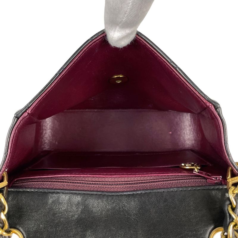 Chanel Mini Matelasse Single Flap Chain Shoulder Bag Coco Mark Shoulder Bag