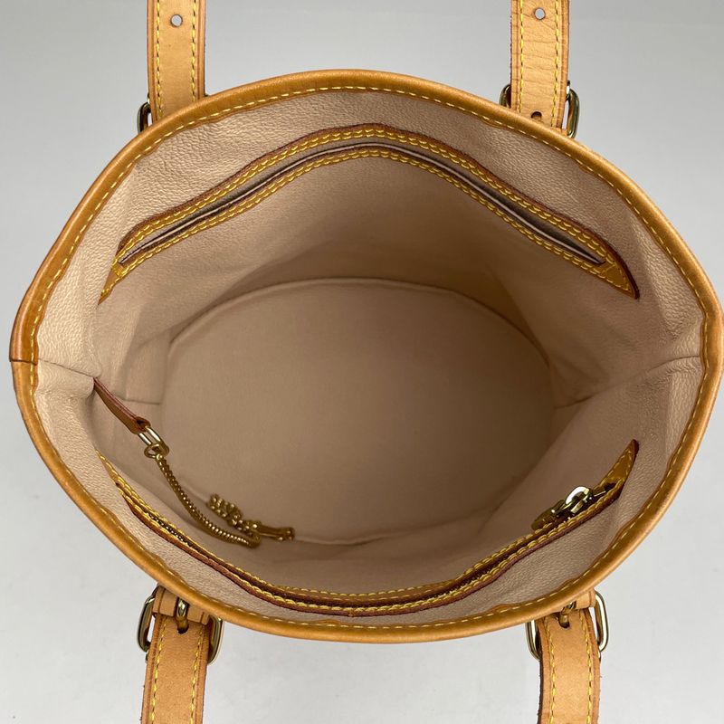 Louis Vuitton Petit Bucket PM Shoulder Bag Bucket Shape Tote Bag Monogram Brown