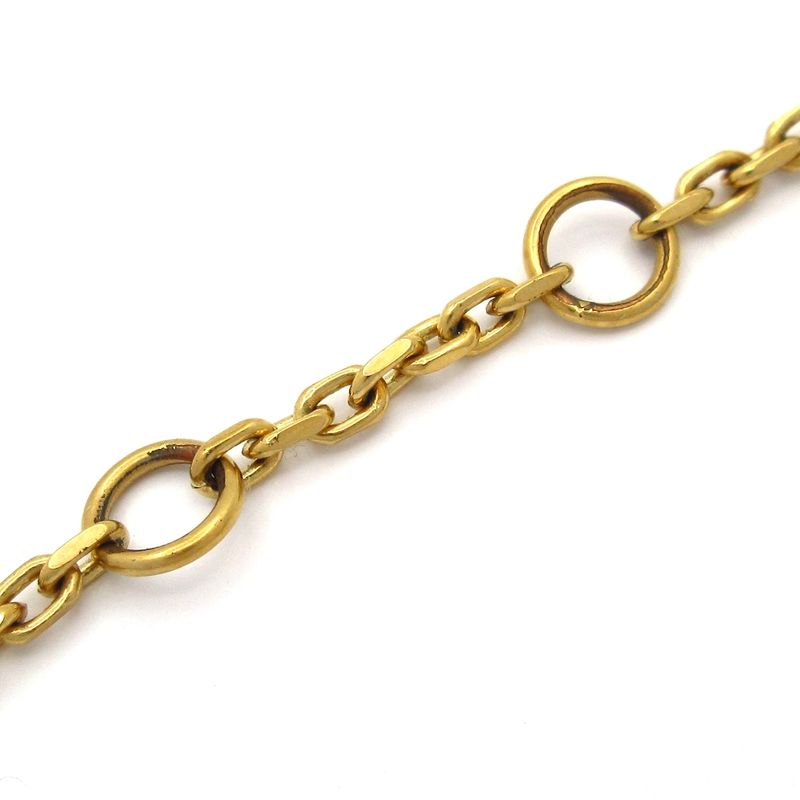 Prada Necklace Gold And Black Triangle Logo