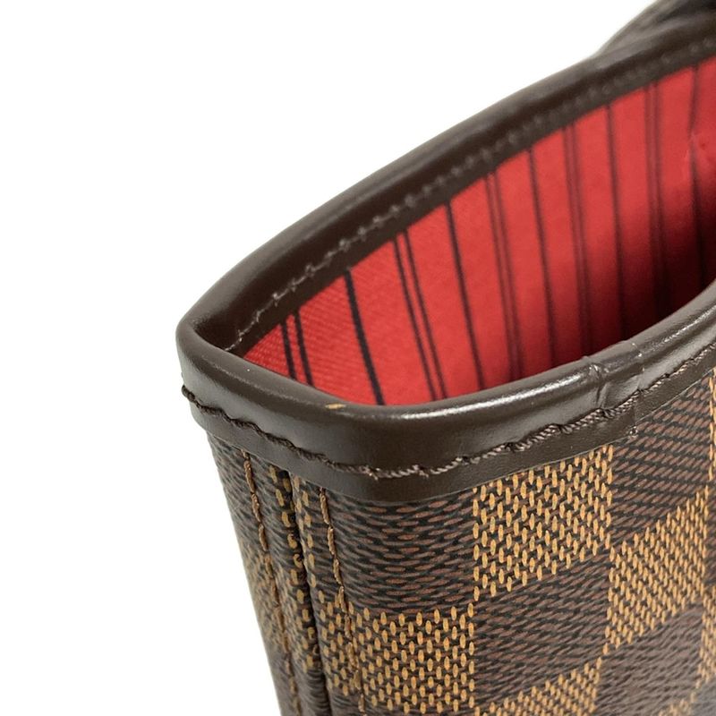 Louis Vuitton Damier Neverfull MM N41358 Ebène Tote Bag