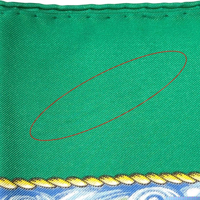 Hermes Scarf Carre90 Vive Le Vent Blow Into the Wind Women'S Brand Silk Green