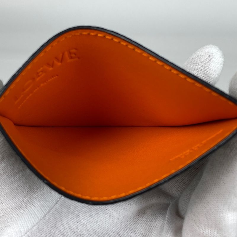 Loewe Logo Card Case Signature Plain Card Holder Pass Case Card Case Leather