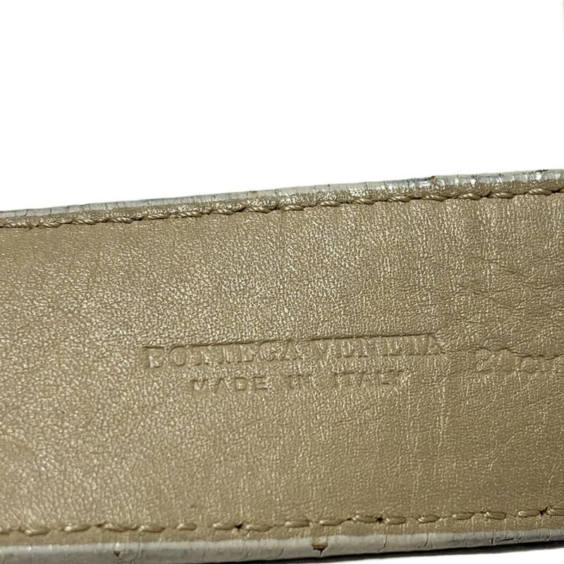 Bottega Veneta Belt 80 - White Leather