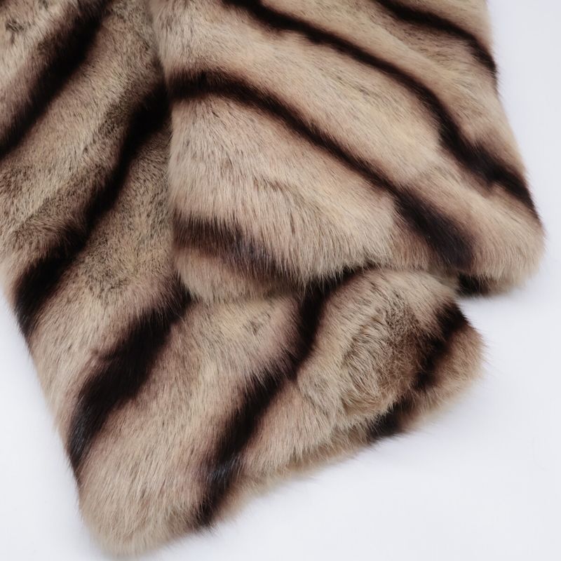 Fendi Real Fur Coat with Chinchilla Switch 42