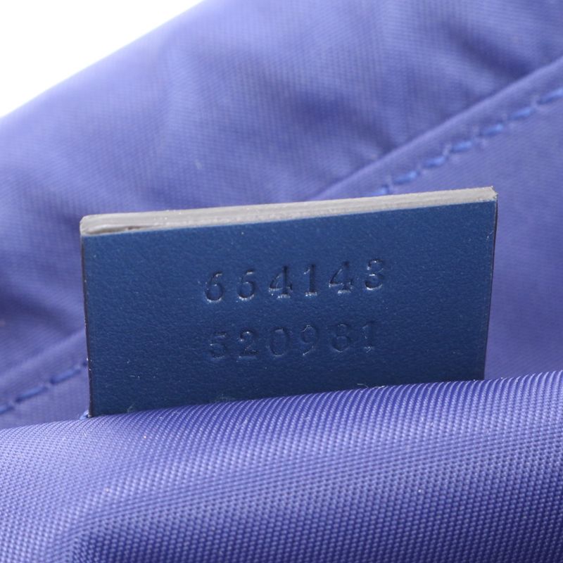 Unused Gucci Star GG Canvas Leather Shoulder Bag Crossbody 664143 Ladies MEE