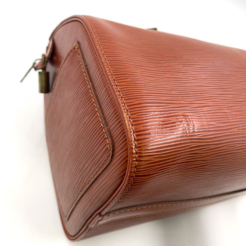 Louis Vuitton Speedy 25 Epi Kenya Brown Leather Brown Handbag Gold M43013