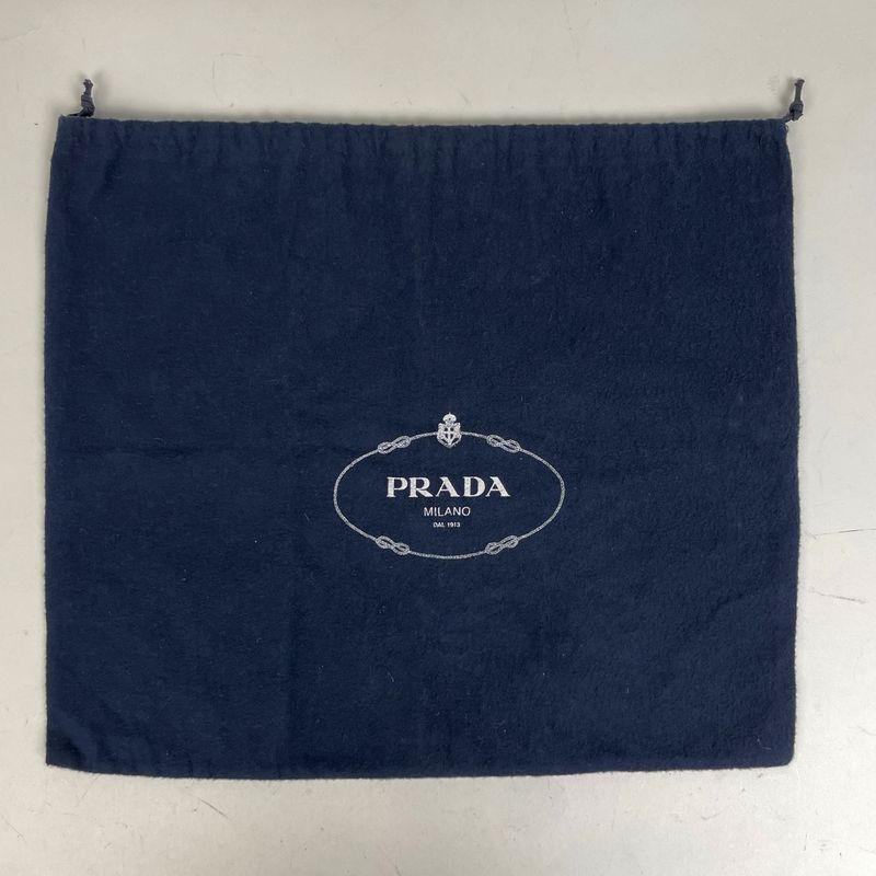 Prada Logo Plate Shoulder Bag Crossbody Shoulder Bag Nylon Nero (Black) Women