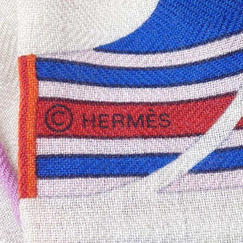 Hermes Eperon D'or Et Tenues de Jour H244216s Carre Geant140 Shawl