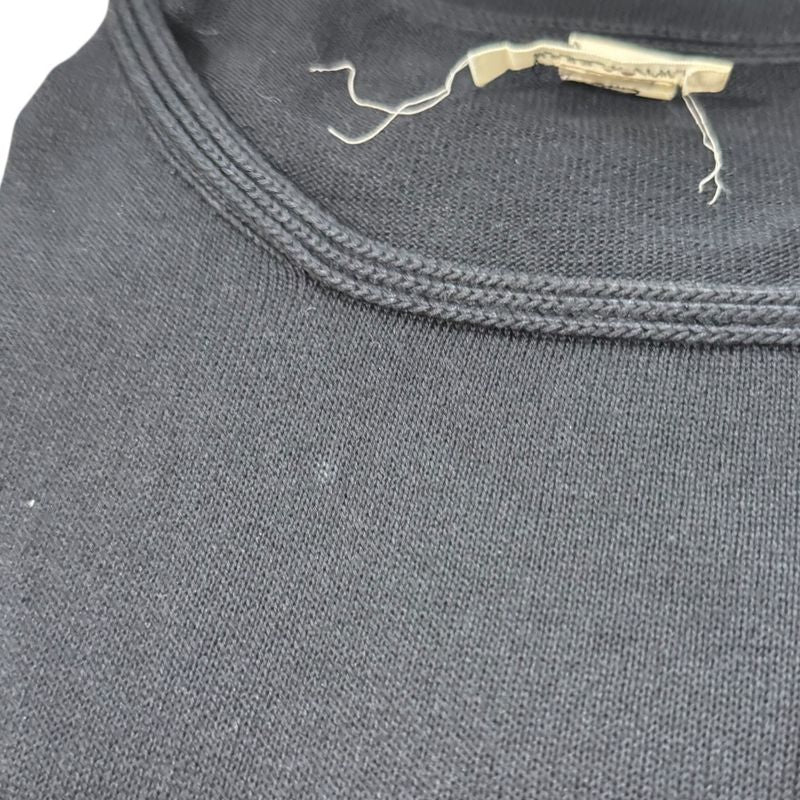 Hermes Short Sleeve Knee Length Knit Dress Size 34 Black Women's Preowned Used