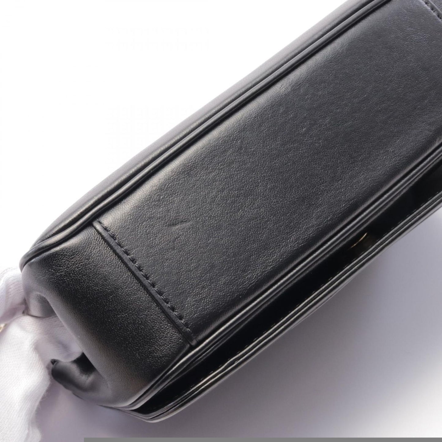 Chanel Shoulder Bag Cocomark As0321 Black Leather Cocomark Chain Shoulder