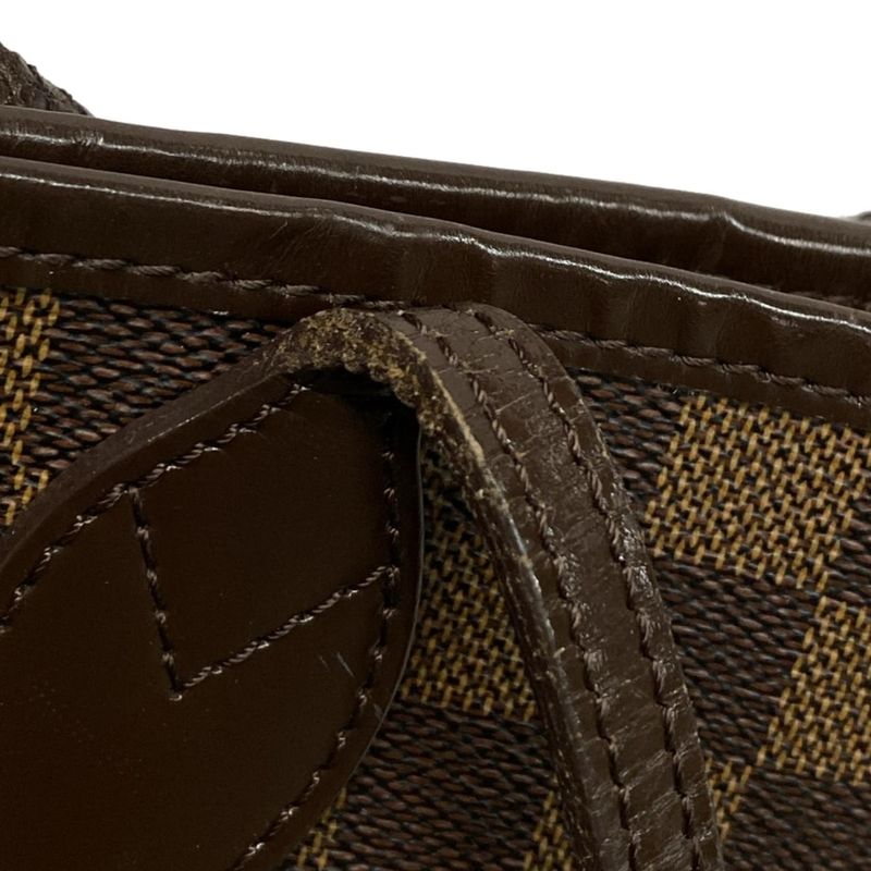 Louis Vuitton Damier Neverfull PM N51109 Ebène Tote Bag