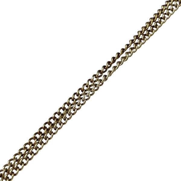 Chanel Gold A18b Coco Mark Rhinestone Brand Accessories Necklace Ladies