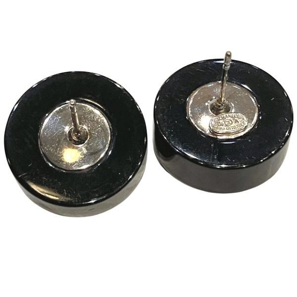 Chanel Cocomark 04a Rhinestone Brand Accessories Earrings Women's