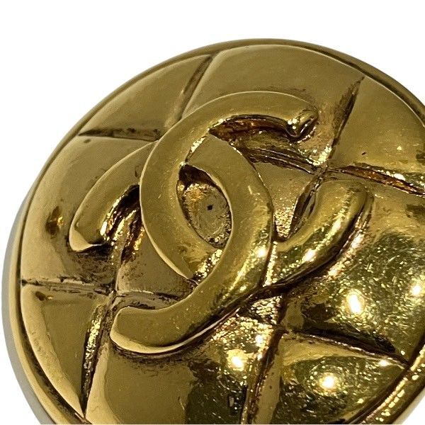 Chanel Cocomark Gold Brand Accessories Earring Women's