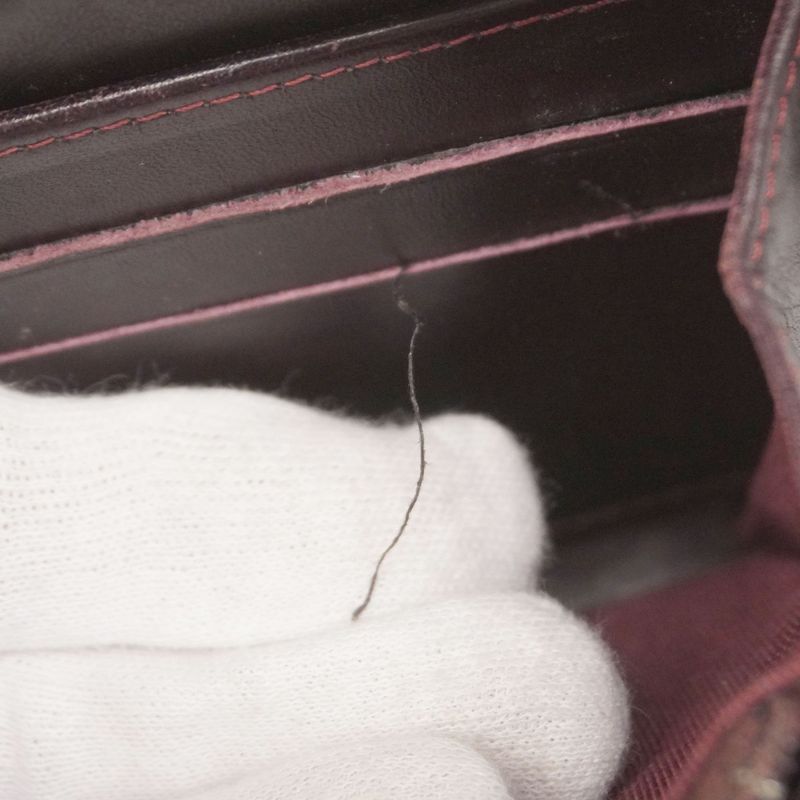 Chanel Long Wallet Matelasse Caviar Skin Black Gold Hardware Women