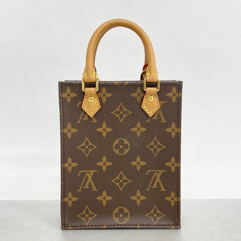 Louis Vuitton Handbag Monogram Petite Sac Pla M69442 Brown 2-way Bag Ladies