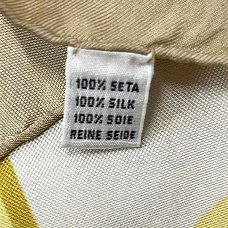 Celine Scarf Ivory×beige×multi