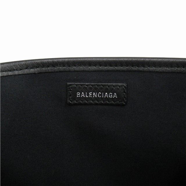 Balenciaga "cabas" Cabas Su XS 2way Shoulder Hand Bag Canvas Leather Logo
