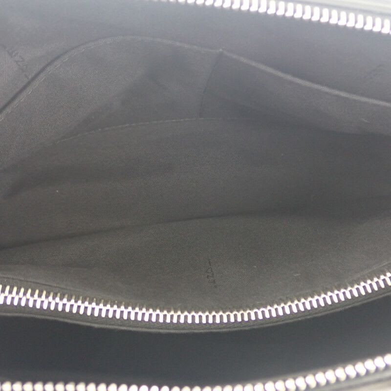 Fendi Visible Medium 8 Bl146 2-Way Bag Shoulder Calfskin Black Silver