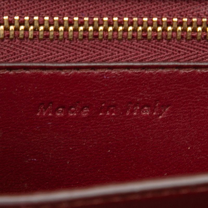 Celine Classic Box Small Wine Red Bordeaux Leather Women's Celine