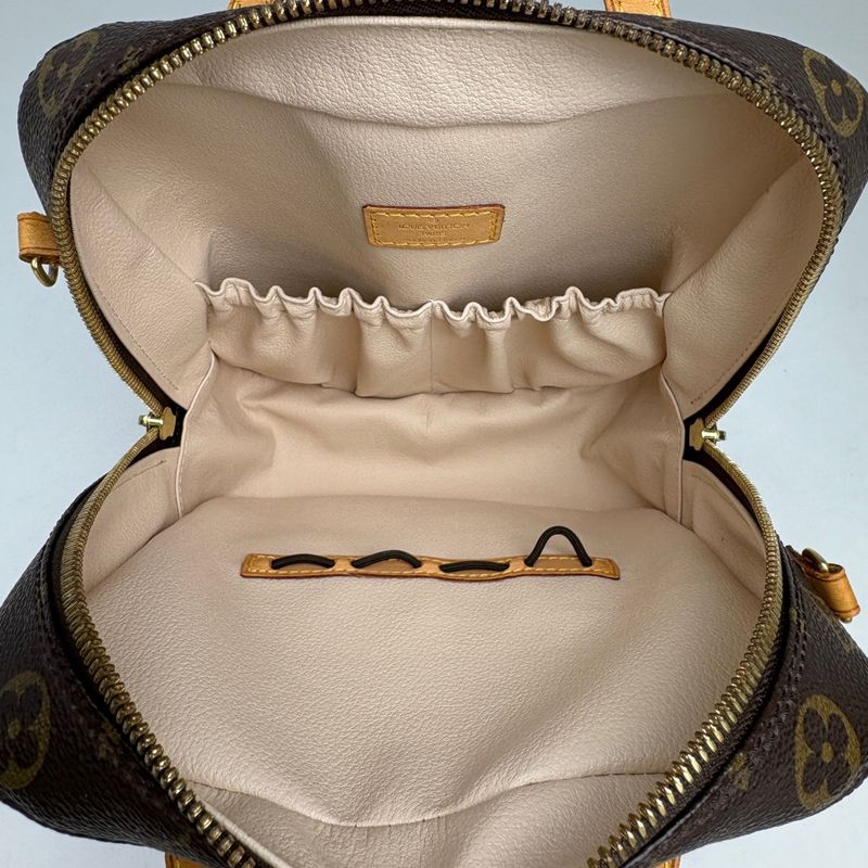 Louis Vuitton Spontini Shoulder Bag Crossbody 2way Handbag Monogram Brown