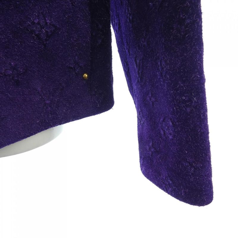 Louis Vuitton Workwear Monogram Embossed Suede Jacket Hol67wxd8 Leather Jacket